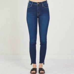 Mother Stunner Zip Ankle Step Fray in After Hours!